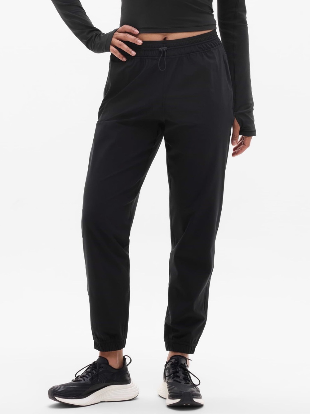 Athleta Crosstrain Jogger. Black. Size Large.